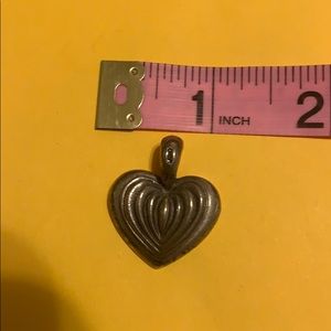 Lagos caviar heart pendant
